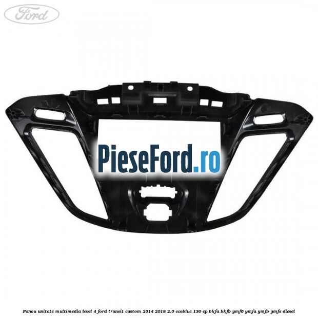 Panou unitate multimedia level 4 Ford Transit Custom 2014-2018 2.0 EcoBlue 130 cp BKFA, BKFB, YMF6, YMFA, YMFB, YMFS diesel