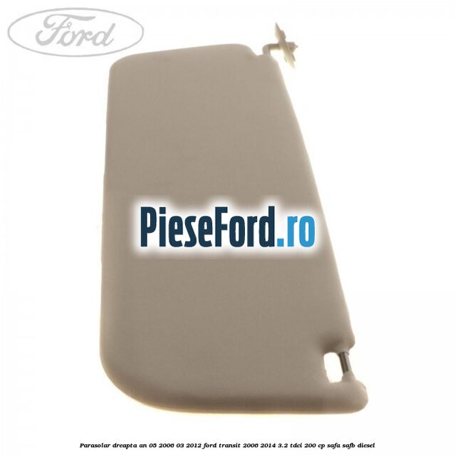 Parasolar dreapta an 05/2006-03/2012 Ford Transit 2006-2014 3.2 TDCi 200 cp SAFA, SAFB diesel