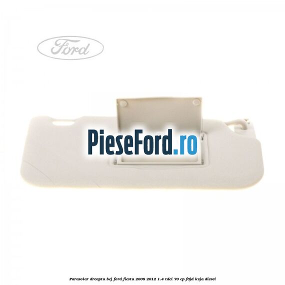 Parasolar dreapta bej Ford Fiesta 2008-2012 1.4 TDCi 70 cp F6JD, KVJA diesel