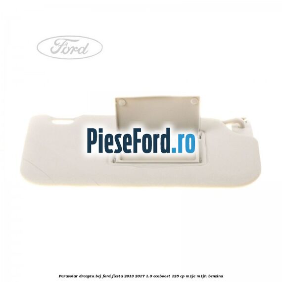 Parasolar dreapta bej Ford Fiesta 2013-2017 1.0 EcoBoost 125 cp M1JE, M1JH benzina