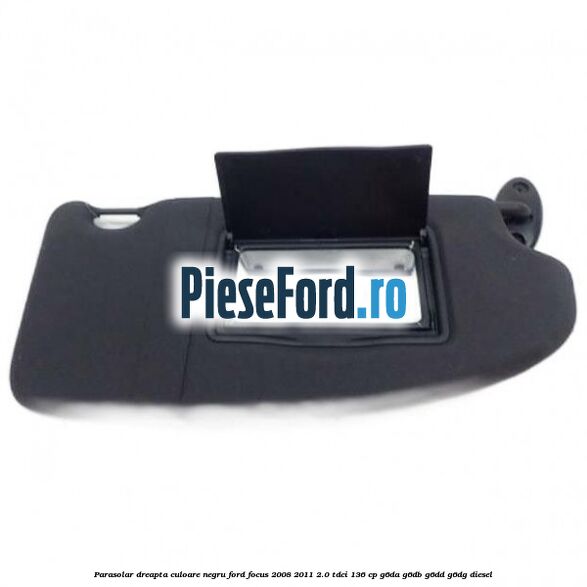 Parasolar dreapta culoare negru Ford Focus 2008-2011 2.0 TDCi 136 cp G6DA, G6DB, G6DD, G6DG diesel