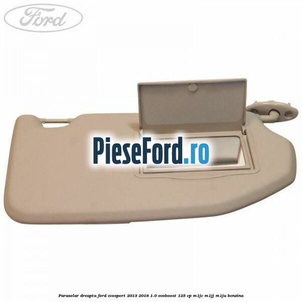 Parasolar dreapta Ford EcoSport 2013-2018 1.0 EcoBoost 125 cp M1JC, M1JJ, M1JU benzina