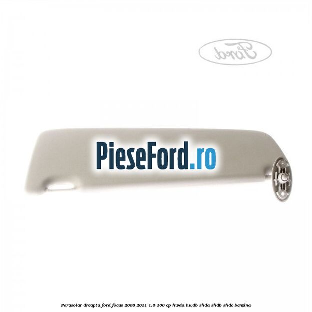 Parasolar dreapta Ford Focus 2008-2011 1.6 100 cp HWDA, HWDB, SHDA, SHDB, SHDC benzina