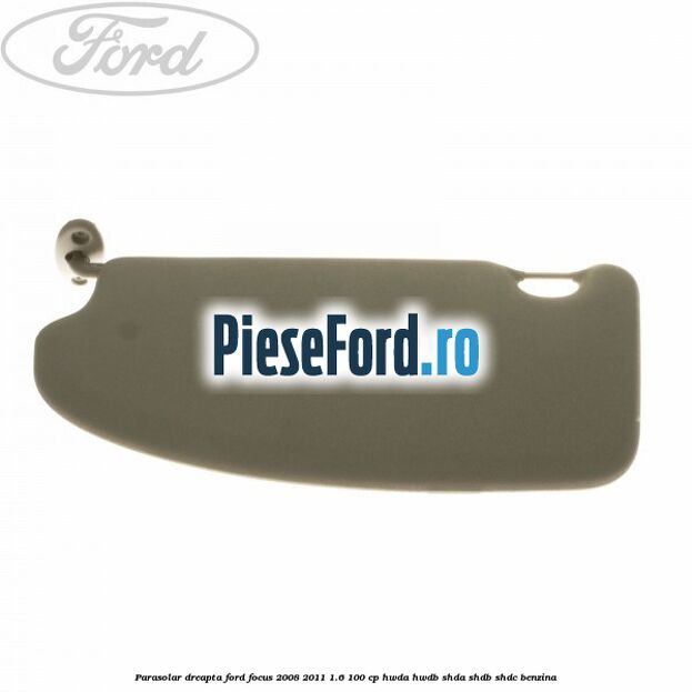 Parasolar dreapta Ford Focus 2008-2011 1.6 100 cp HWDA, HWDB, SHDA, SHDB, SHDC benzina