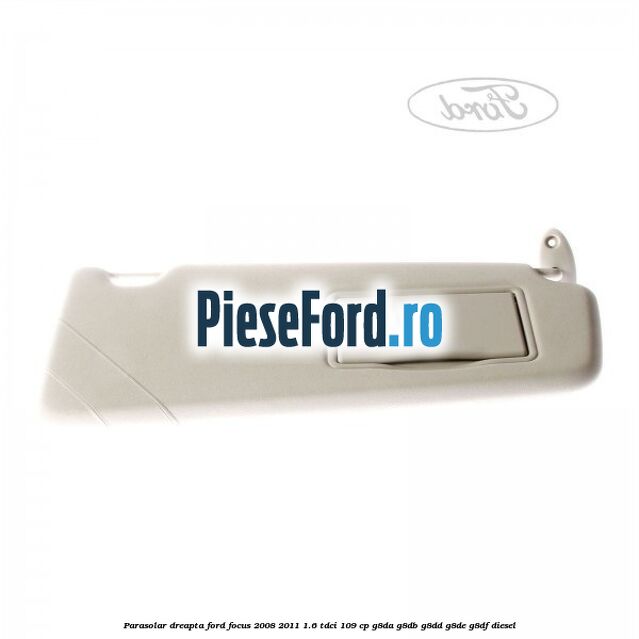 Parasolar dreapta Ford Focus 2008-2011 1.6 TDCi 109 cp G8DA, G8DB, G8DD, G8DE, G8DF diesel