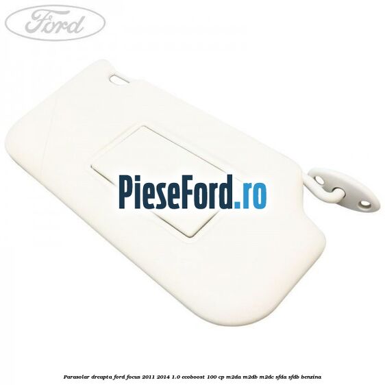 Parasolar dreapta Ford Focus 2011-2014 1.0 EcoBoost 100 cp M2DA, M2DB, M2DC, SFDA, SFDB benzina