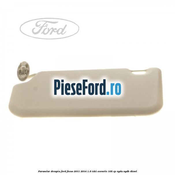 Parasolar dreapta Ford Focus 2011-2014 1.6 TDCi ECOnetic 105 cp NGDA, NGDB diesel