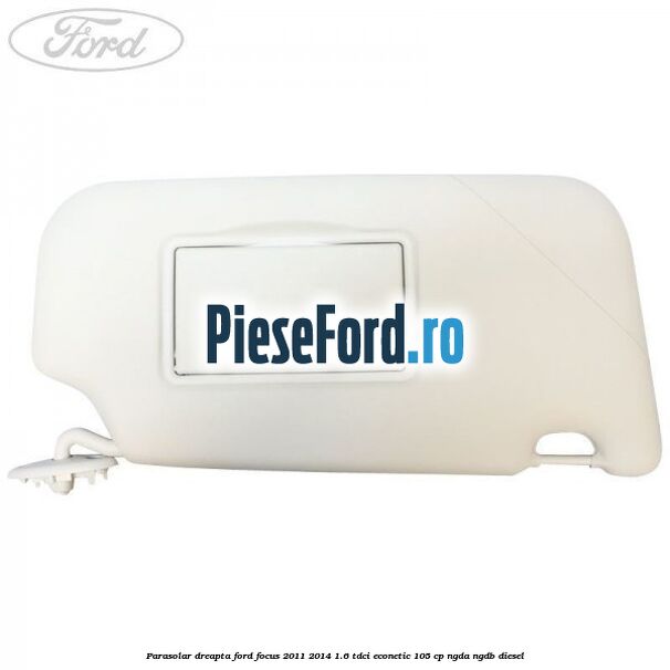 Parasolar dreapta Ford Focus 2011-2014 1.6 TDCi ECOnetic 105 cp NGDA, NGDB diesel