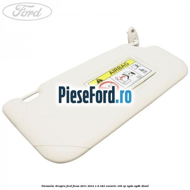 Parasolar dreapta Ford Focus 2011-2014 1.6 TDCi ECOnetic 105 cp NGDA, NGDB diesel