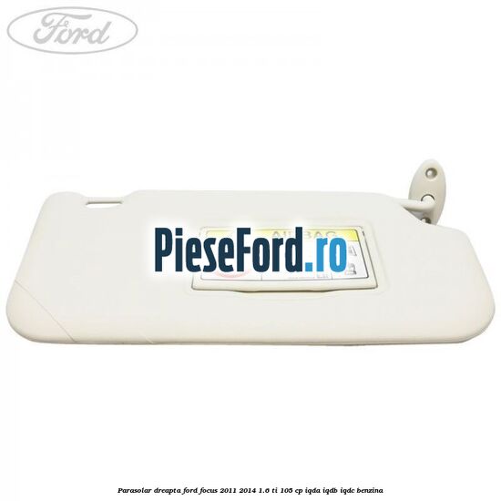 Parasolar dreapta Ford Focus 2011-2014 1.6 Ti 105 cp IQDA, IQDB, IQDC benzina
