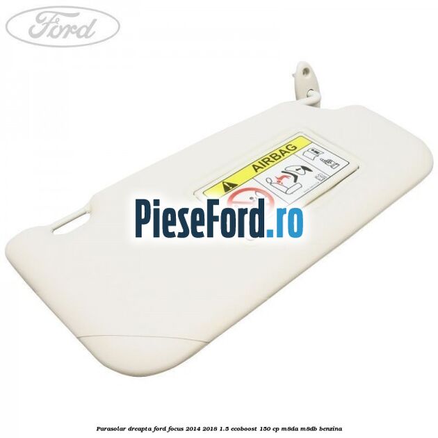 Parasolar dreapta Ford Focus 2014-2018 1.5 EcoBoost 150 cp M8DA, M8DB benzina