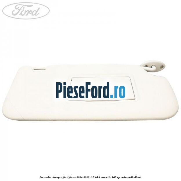 Parasolar dreapta Ford Focus 2014-2018 1.5 TDCi ECOnetic 105 cp AEDA, XXDB diesel