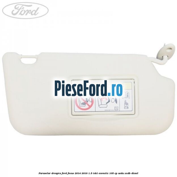Parasolar dreapta Ford Focus 2014-2018 1.5 TDCi ECOnetic 105 cp AEDA, XXDB diesel