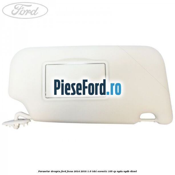 Parasolar dreapta Ford Focus 2014-2018 1.6 TDCi ECOnetic 105 cp NGDA, NGDB diesel