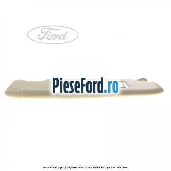 Parasolar dreapta Ford Focus 2014-2018 2.0 TDCi 150 cp T7DA, T7DB diesel