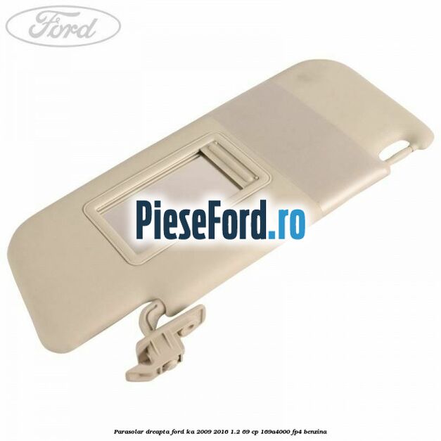 Parasolar dreapta Ford Ka 2009-2016 1.2 69 cp 169A4000, FP4 benzina