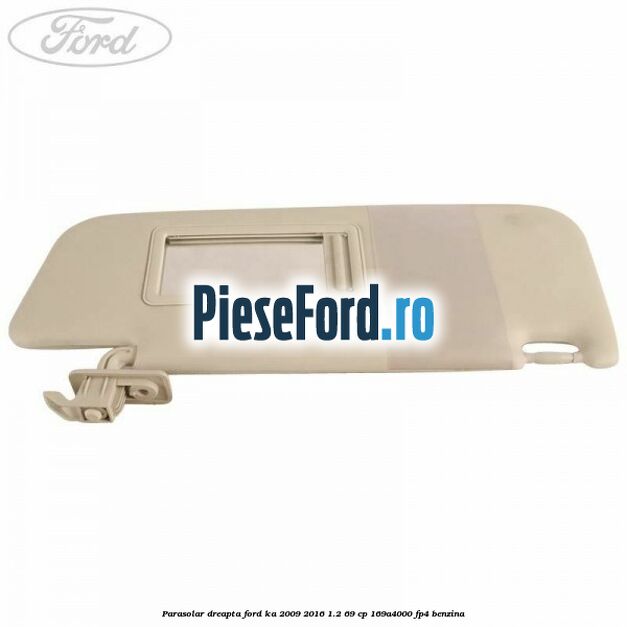 Parasolar dreapta Ford Ka 2009-2016 1.2 69 cp 169A4000, FP4 benzina
