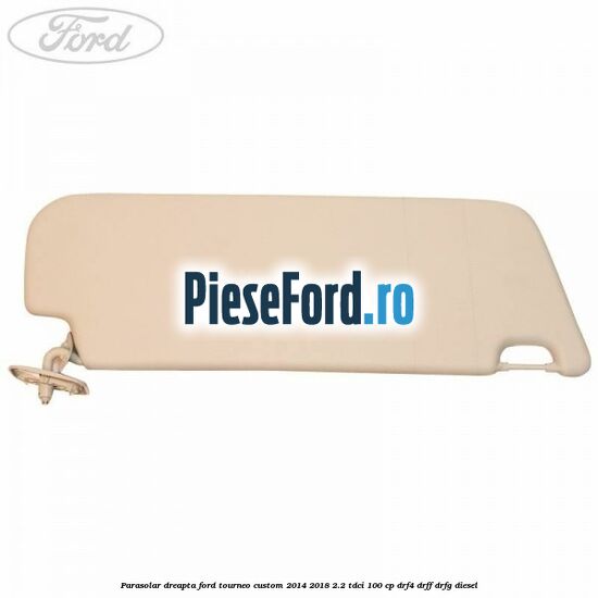 Parasolar dreapta Ford Tourneo Custom 2014-2018 2.2 TDCi 100 cp DRF4, DRFF, DRFG diesel