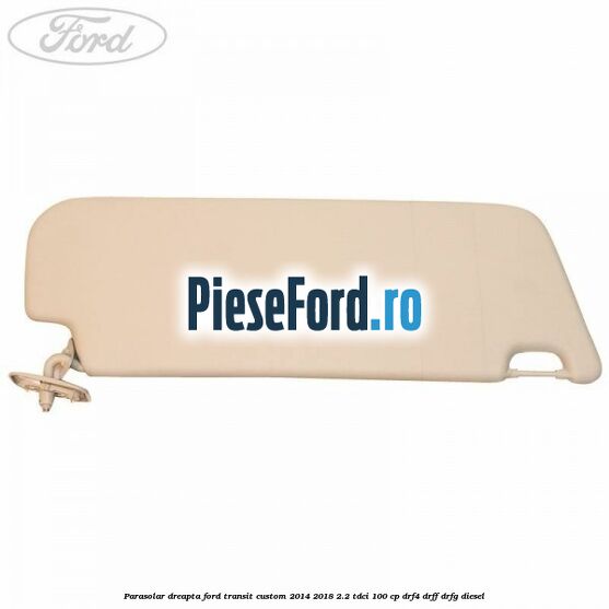 Parasolar dreapta Ford Transit Custom 2014-2018 2.2 TDCi 100 cp DRF4, DRFF, DRFG diesel