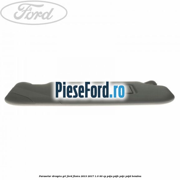 Parasolar dreapta gri Ford Fiesta 2013-2017 1.0 80 cp P4JA, P4JB, P4JC, P4JD benzina