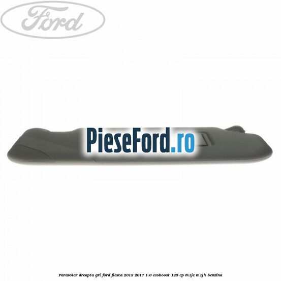 Parasolar dreapta gri Ford Fiesta 2013-2017 1.0 EcoBoost 125 cp M1JE, M1JH benzina