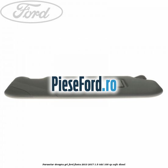 Parasolar dreapta gri Ford Fiesta 2013-2017 1.5 TDCi 100 cp XUJH diesel