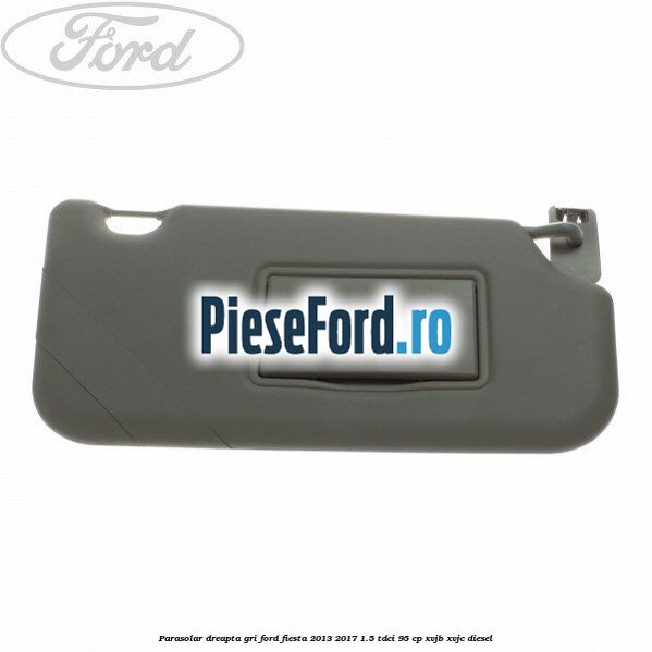 Parasolar dreapta gri Ford Fiesta 2013-2017 1.5 TDCi 95 cp XVJB, XVJC diesel