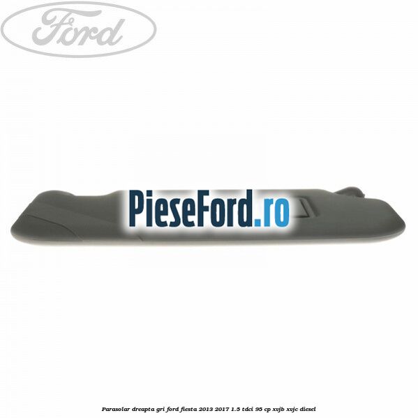 Parasolar dreapta gri Ford Fiesta 2013-2017 1.5 TDCi 95 cp XVJB, XVJC diesel