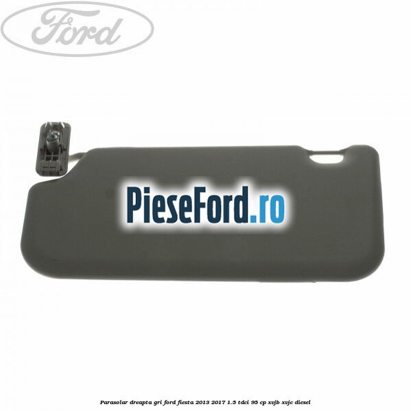 Parasolar dreapta gri Ford Fiesta 2013-2017 1.5 TDCi 95 cp XVJB, XVJC diesel