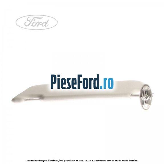 Parasolar dreapta iluminat Ford Grand C-Max 2011-2015 1.0 EcoBoost 100 cp M2DA, M2DC benzina