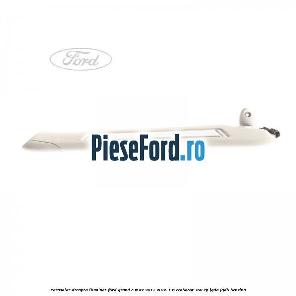 Parasolar dreapta iluminat Ford Grand C-Max 2011-2015 1.6 EcoBoost 150 cp JQDA, JQDB benzina