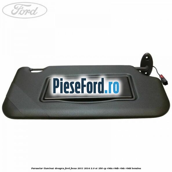 Parasolar iluminat dreapta Ford Focus 2011-2014 2.0 ST 250 cp R9DA, R9DB, R9DC, R9DD benzina
