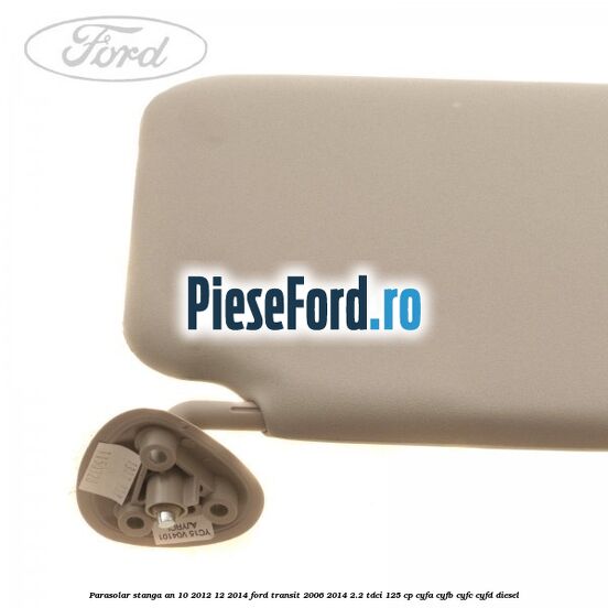 Parasolar stanga an 10/2012-12/2014 Ford Transit 2006-2014 2.2 TDCi 125 cp CYFA, CYFB, CYFC, CYFD diesel