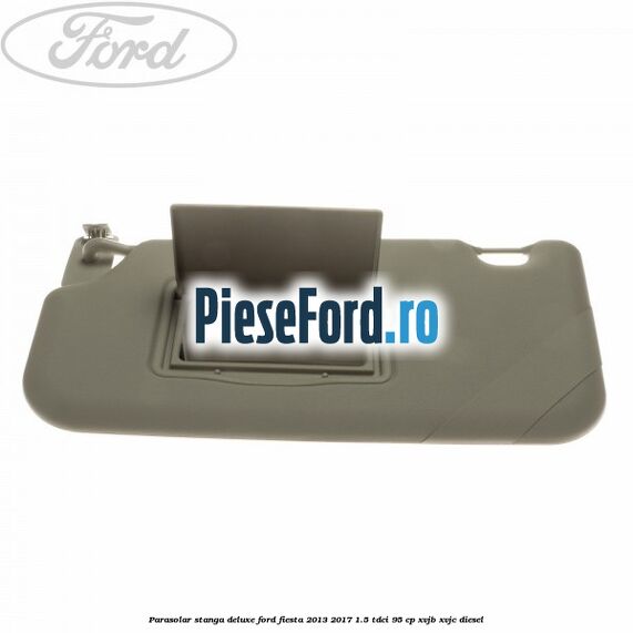 Parasolar stanga deluxe Ford Fiesta 2013-2017 1.5 TDCi 95 cp XVJB, XVJC diesel