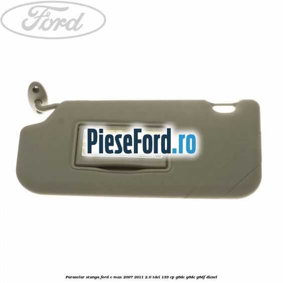 Parasolar stanga Ford C-Max 2007-2011 2.0 TDCi 133 cp G6DC, G6DE, G6DF diesel