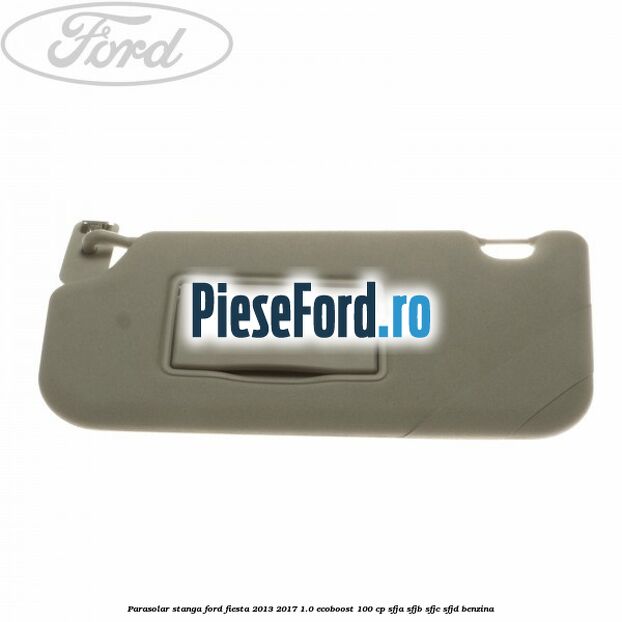 Parasolar stanga Ford Fiesta 2013-2017 1.0 EcoBoost 100 cp SFJA, SFJB, SFJC, SFJD benzina