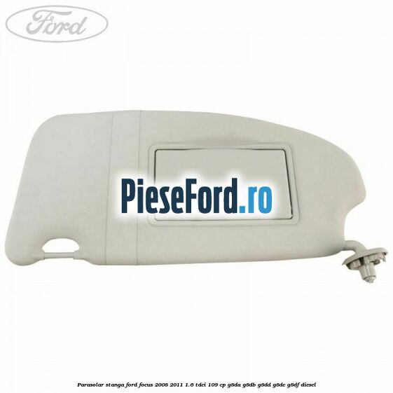 Parasolar stanga Ford Focus 2008-2011 1.6 TDCi 109 cp Parasolar stanga Ford Focus 2008-2011 1.6 TDCi 109 cp G8DA, G8DB, G8DD, G8DE, G8DF diesel