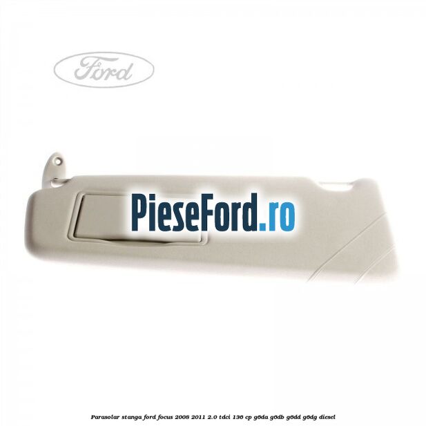 Parasolar stanga Ford Focus 2008-2011 2.0 TDCi 136 cp Parasolar stanga Ford Focus 2008-2011 2.0 TDCi 136 cp G6DA, G6DB, G6DD, G6DG diesel