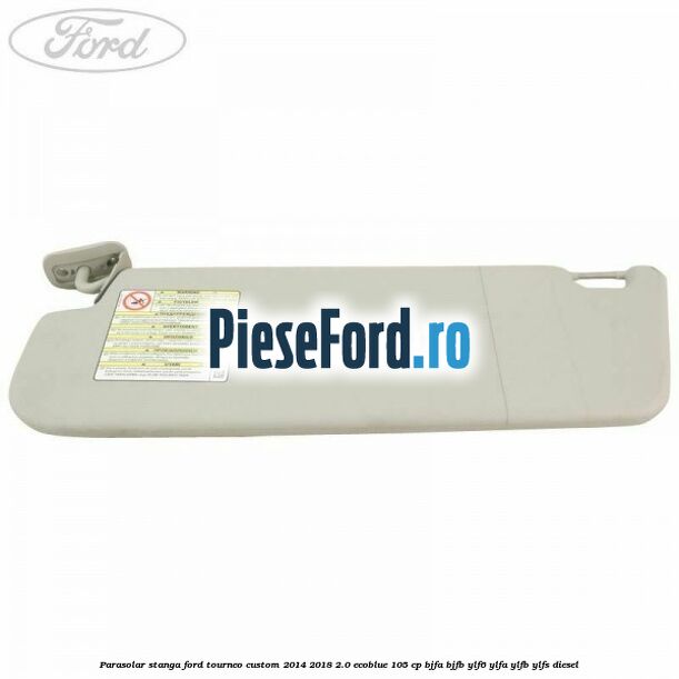 Parasolar stanga Ford Tourneo Custom 2014-2018 2.0 EcoBlue 105 cp BJFA, BJFB, YLF6, YLFA, YLFB, YLFS diesel