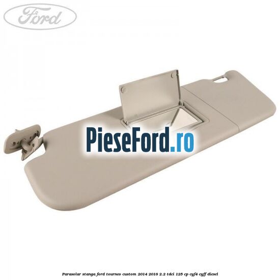 Parasolar stanga Ford Tourneo Custom 2014-2018 2.2 TDCi 125 cp CYF4, CYFF diesel