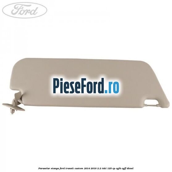 Parasolar stanga Ford Transit Custom 2014-2018 2.2 TDCi 125 cp Parasolar stanga Ford Transit Custom 2014-2018 2.2 TDCi 125 cp CYF4, CYFF diesel