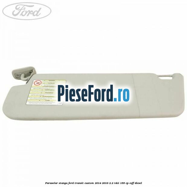 Parasolar stanga Ford Transit Custom 2014-2018 2.2 TDCi 155 cp CVFF diesel