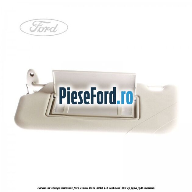 Parasolar stanga iluminat Ford C-Max 2011-2015 1.6 EcoBoost 150 cp JQDA, JQDB benzina