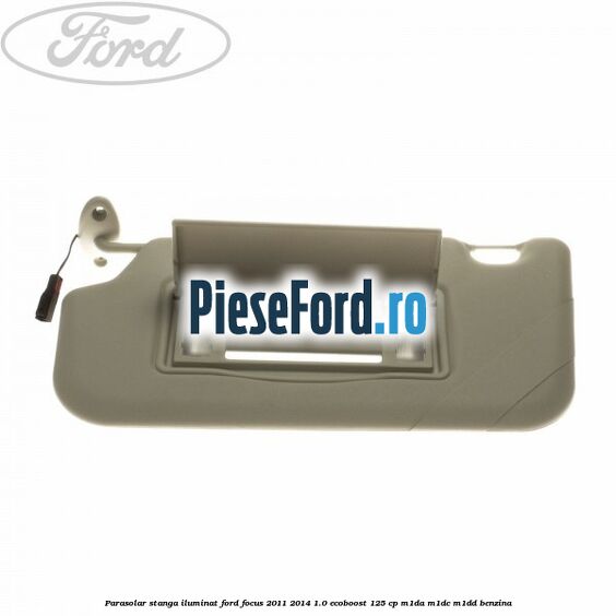 Parasolar stanga iluminat Ford Focus 2011-2014 1.0 EcoBoost 125 cp M1DA, M1DC, M1DD benzina
