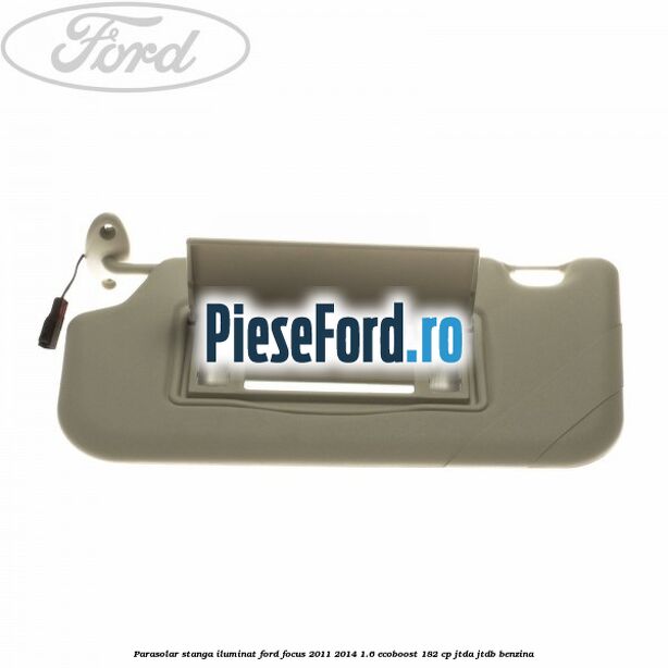 Parasolar stanga iluminat Ford Focus 2011-2014 1.6 EcoBoost 182 cp JTDA, JTDB benzina
