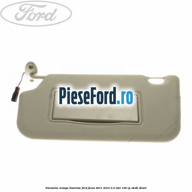 Parasolar stanga iluminat Ford Focus 2011-2014 2.0 TDCi 136 cp UKDB diesel