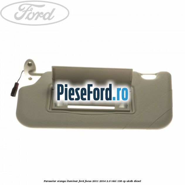 Parasolar stanga iluminat Ford Focus 2011-2014 2.0 TDCi 136 cp UKDB diesel