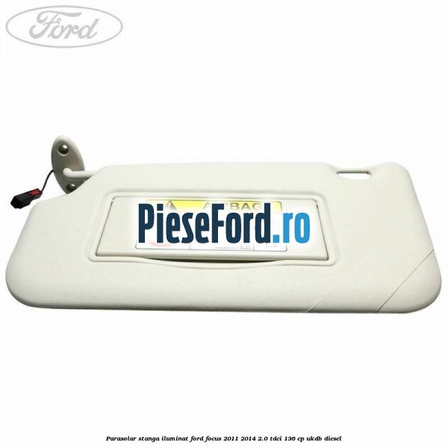 Parasolar stanga iluminat Ford Focus 2011-2014 2.0 TDCi 136 cp UKDB diesel