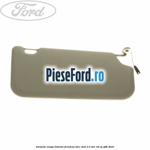 Parasolar stanga iluminat Ford Focus 2011-2014 2.0 TDCi 140 cp UFDB diesel