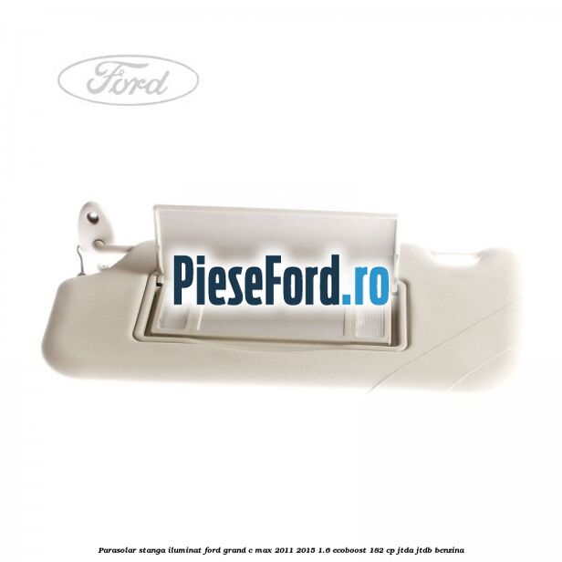 Parasolar stanga iluminat Ford Grand C-Max 2011-2015 1.6 EcoBoost 182 cp JTDA, JTDB benzina